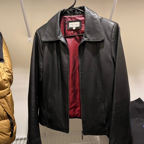 Oleg Cassini Genuine leather jacket - Picture 3 of 7